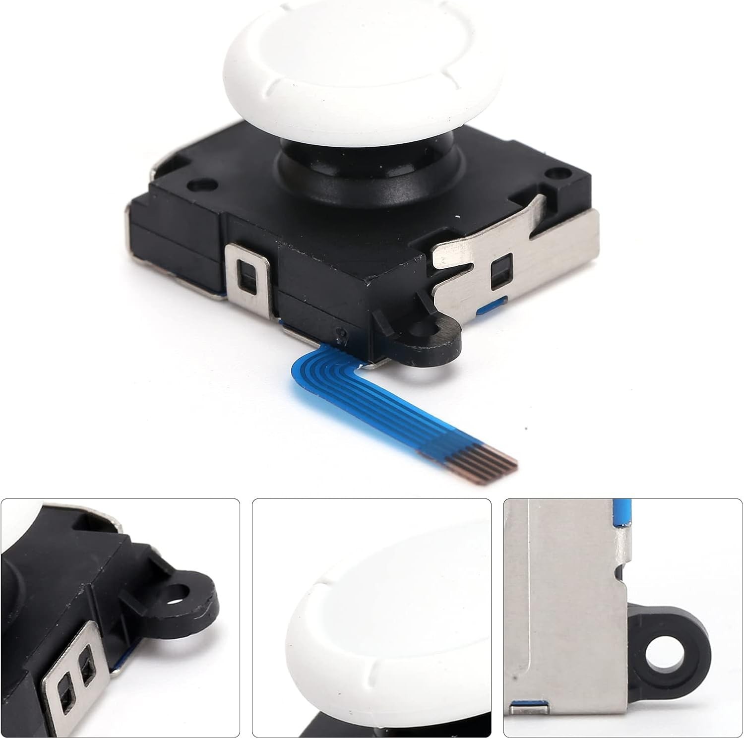 JOYSTICK MANDOS NINTENDO SWITCH JOY-CON FLEX STICK JOYCON MOVIMIENTO REPUESTO BLANCO - Imagen 6