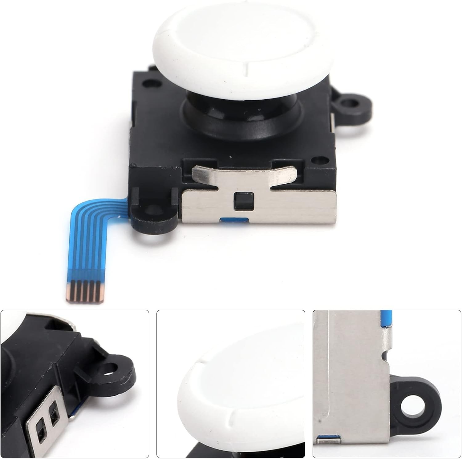 JOYSTICK MANDOS NINTENDO SWITCH JOY-CON FLEX STICK JOYCON MOVIMIENTO REPUESTO BLANCO - Imagen 7