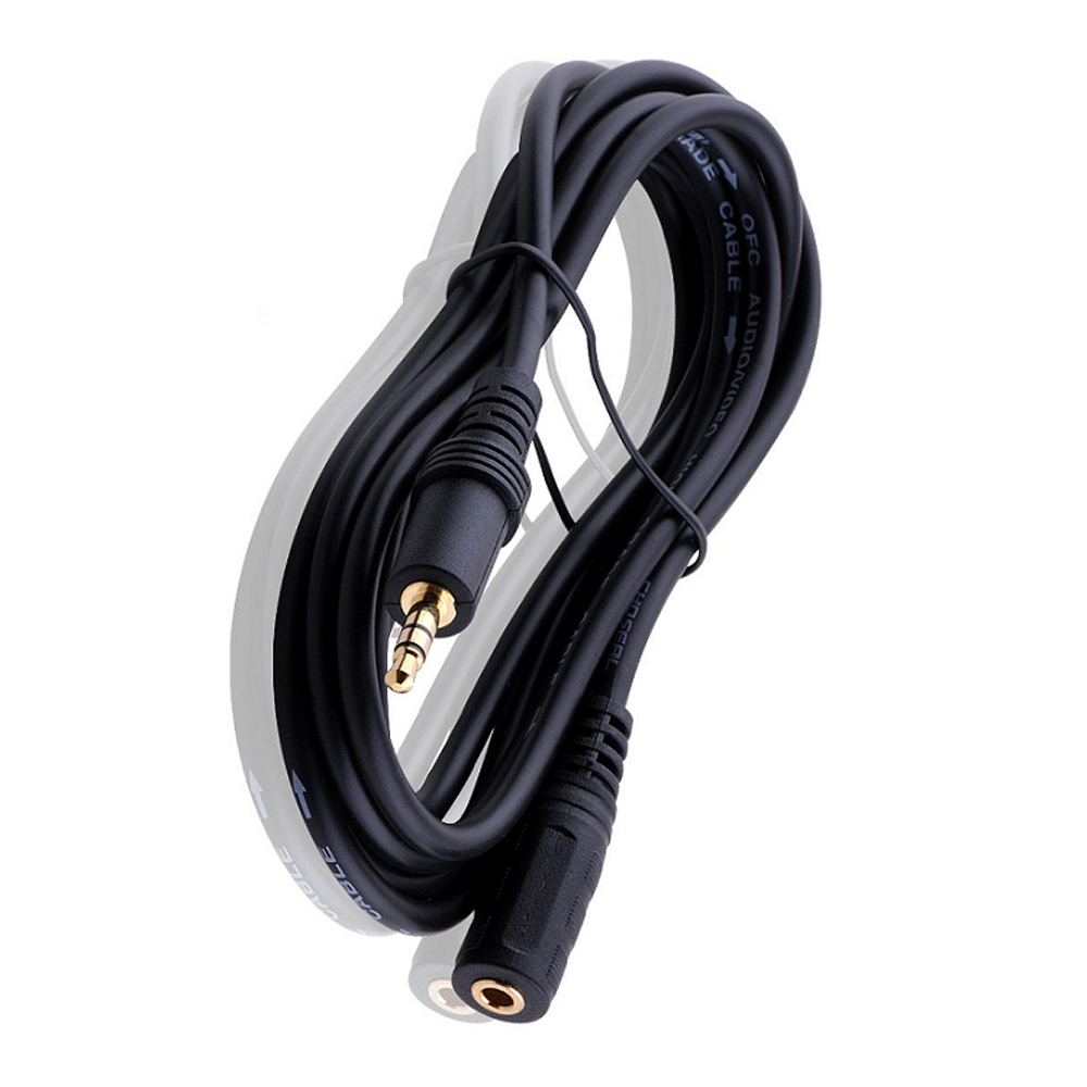 CABLE ALARGADOR AUDIO JACK 3,5mm (macho - hembra) AURICULARES 2.70m - Imagen 4