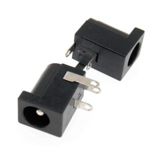 5X CONECTOR DC JACK HEMBRA 5.5 X 2.5mm