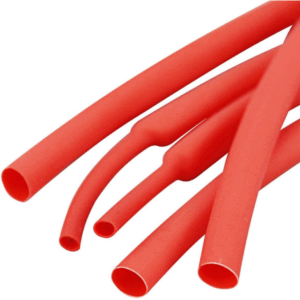 1 METRO FUNDA TERMORETRACTIL ROJO 3 MM