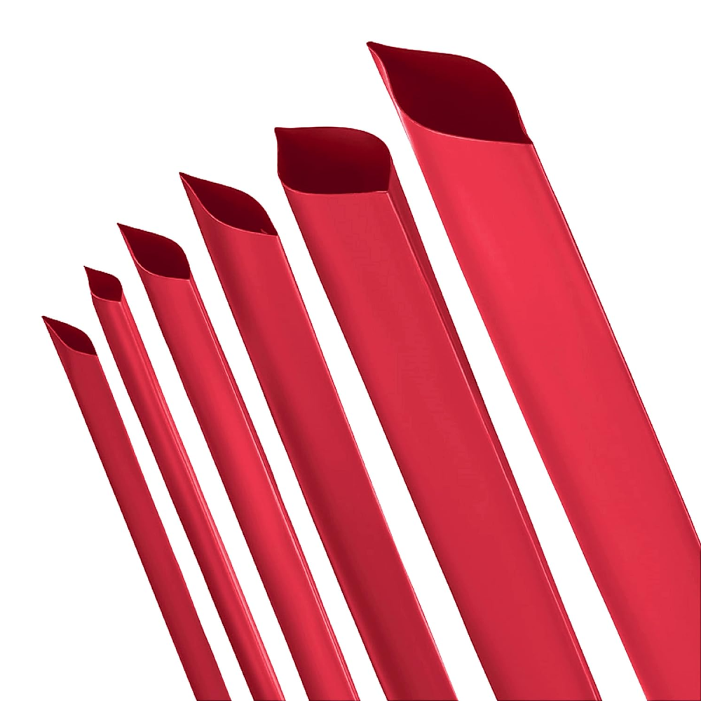 1 METRO FUNDA TERMORETRACTIL ROJO 3 MM - Imagen 3