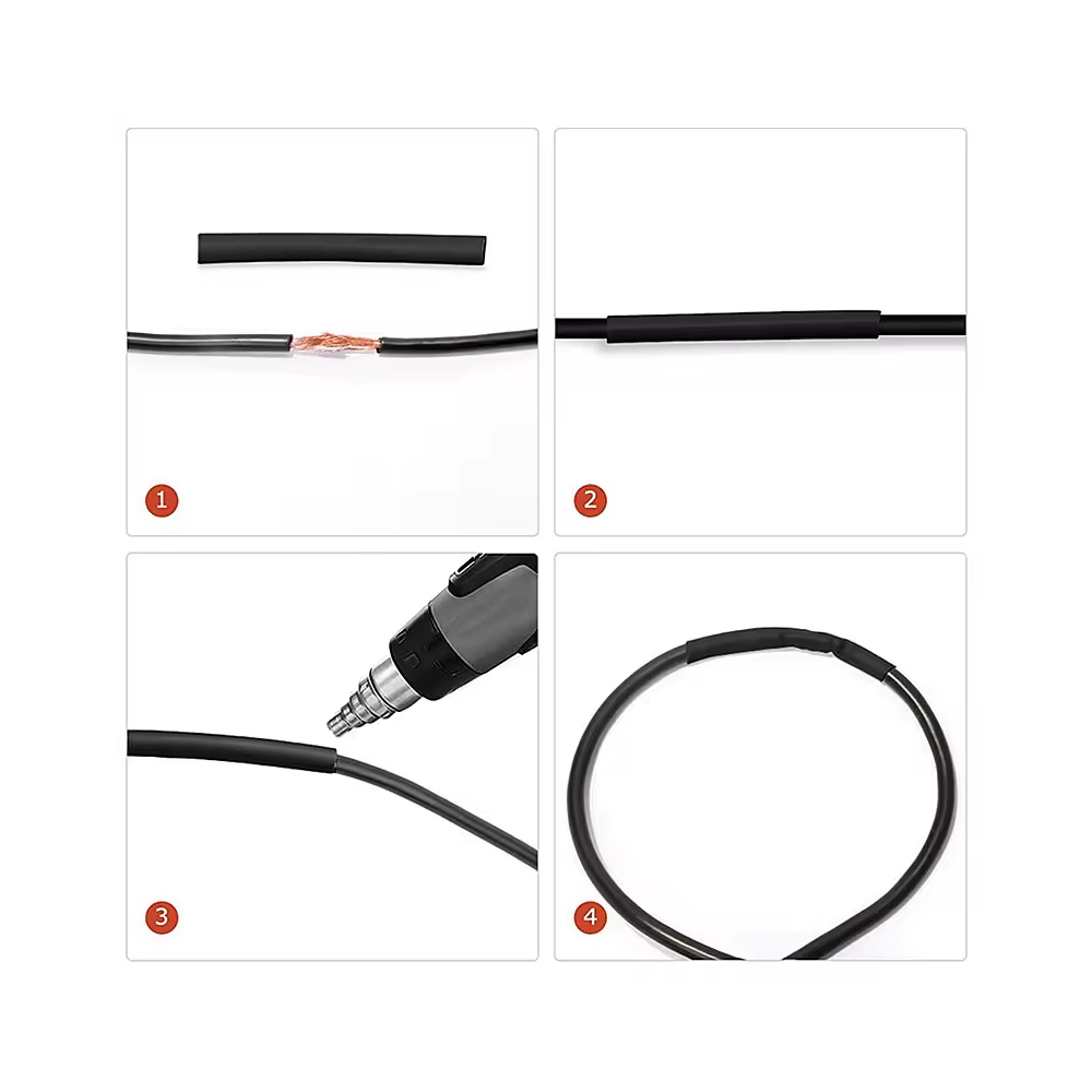 1 METRO FUNDA TERMORETRACTIL ROJO 3 MM - Imagen 8