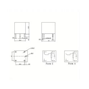 Rele 5v 10A SRD-05VDC-SL-C PCB soldar superficie REF2034