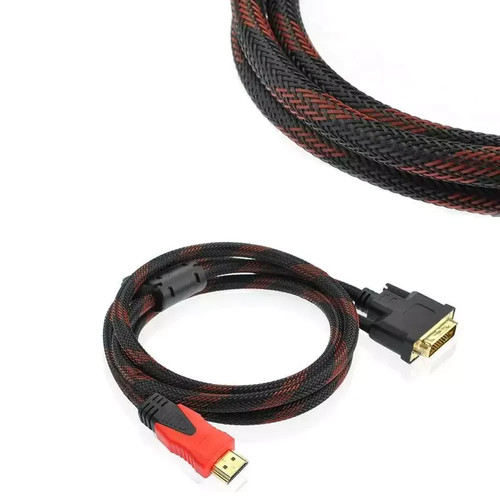 Cable Adaptador HDMI Macho a DVI 24+1 Macho 1,5m Conectores Dorados REF2195