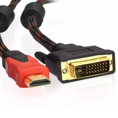 Cable Adaptador HDMI Macho a DVI 24+1 Macho 1,5m Conectores Dorados REF2195 - Imagen 4