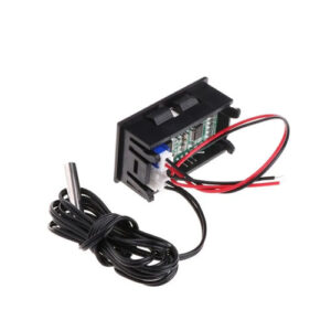 Monitor Temperatura -50 110 5v 12v Digital LED color AZUL panel NTC Termometro
