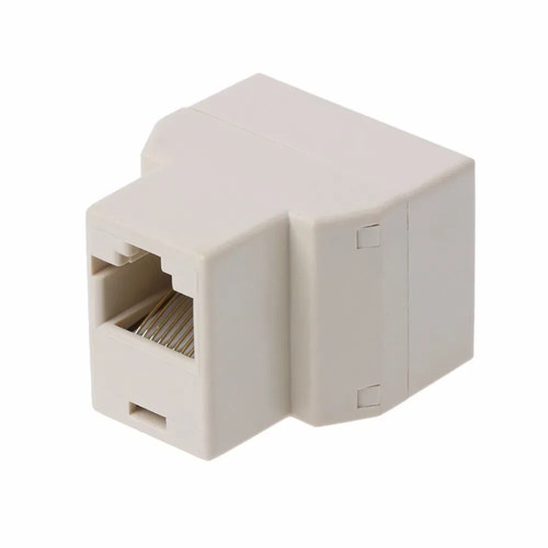 Adaptador de cable Ethernet RJ45 divisor de cable 1 en 2 CAT 5/CAT 6 LAN