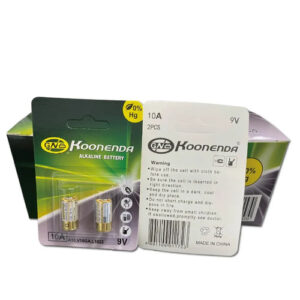 2x Pila Bateria Alcalina 9v 10A L1022 A10 V10GA Koonenda