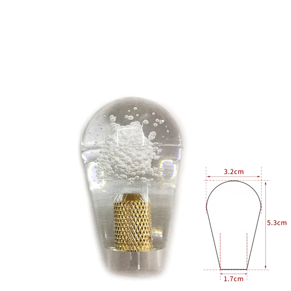 Bate Joystick Ovalado Arcade americano LB-35-N Blanco Transparente - Imagen 3