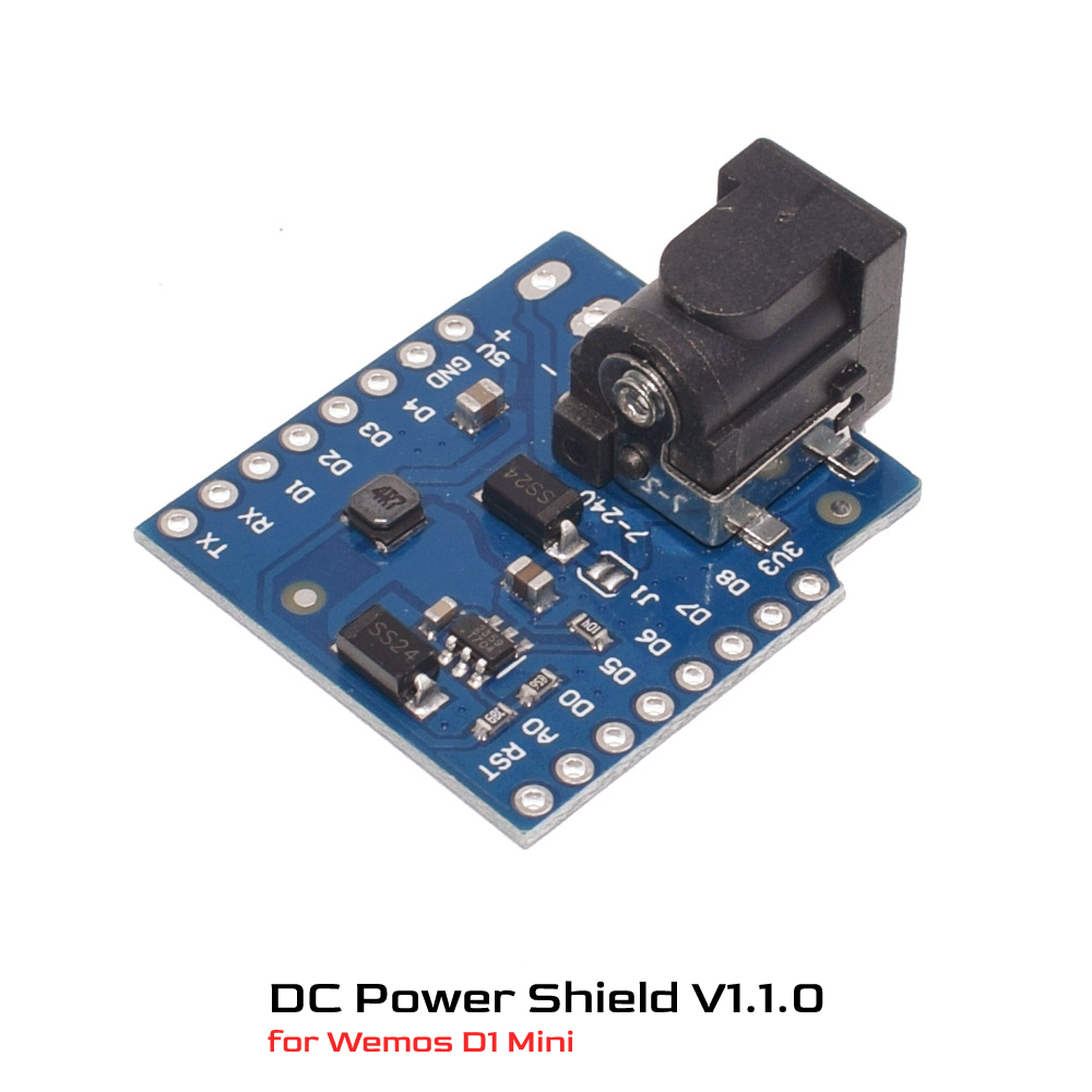 Módulo Shield Fuente de alimentación Wemos Dc Power Shield para Wemos D1 Mini - Imagen 3