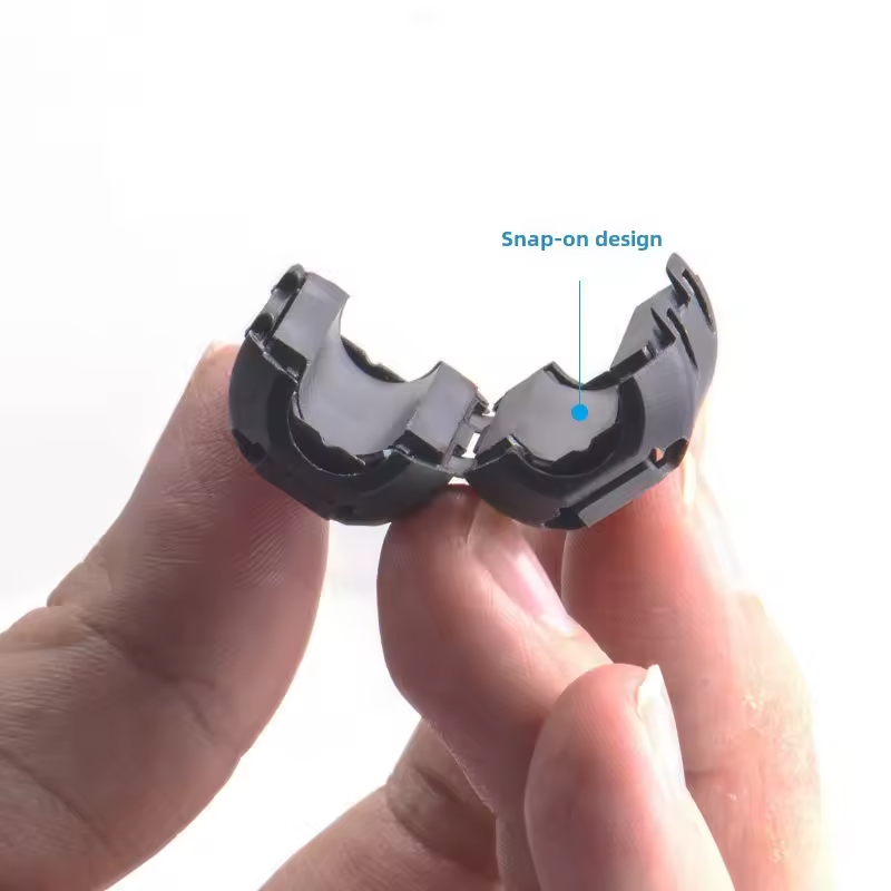 Anillo de ferrita con clip filtro interferencias magneticas 5MM - Imagen 4