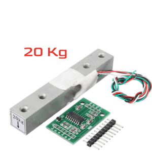 HX711 Modulo Conversor + Celda Carga 20 kg Load Cell Conversor A/D 24bits