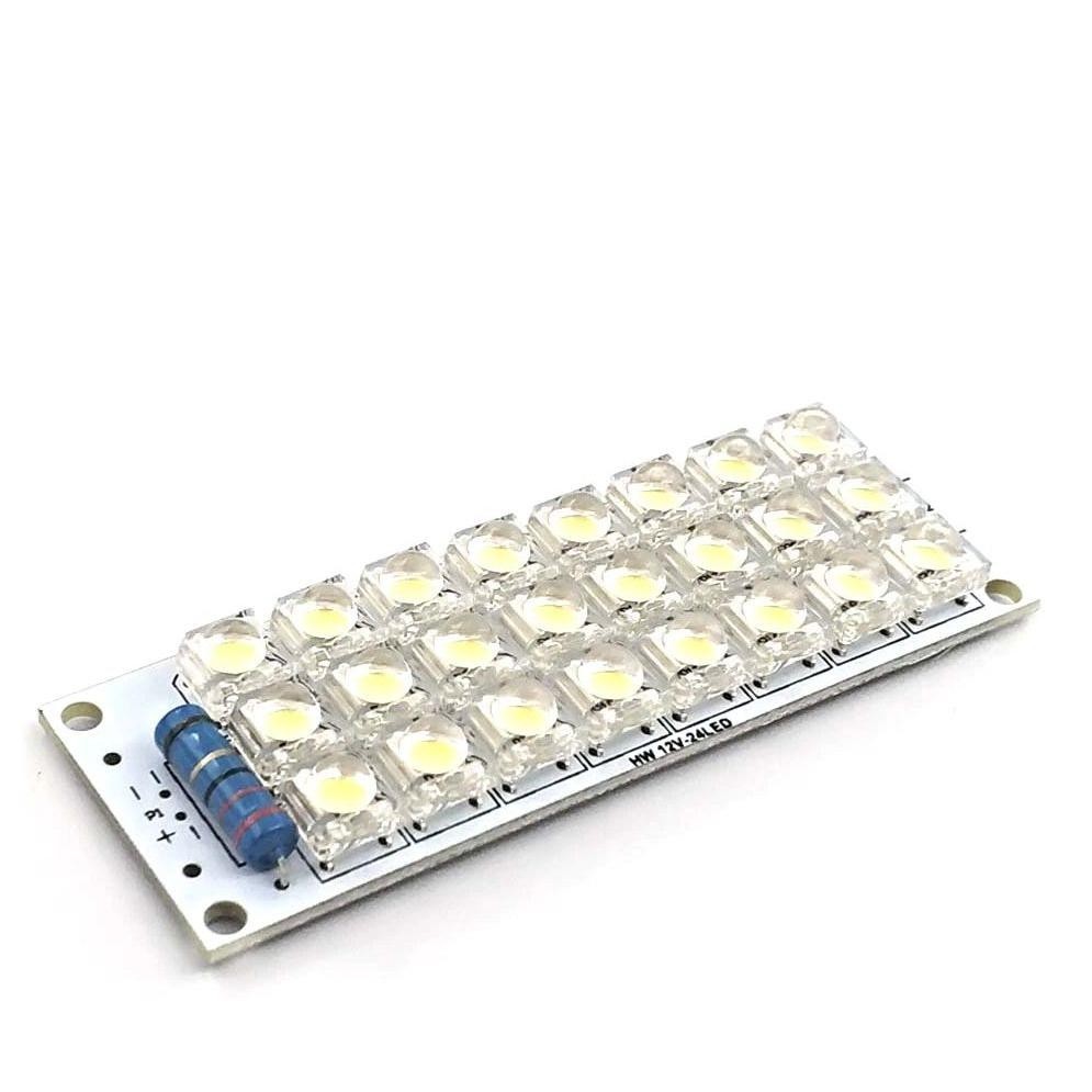 LAMPARA 24 LED SUPER BRILLANTE PIRANHA LED AZUL