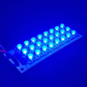 LAMPARA 24 LED SUPER BRILLANTE PIRANHA LED AZUL