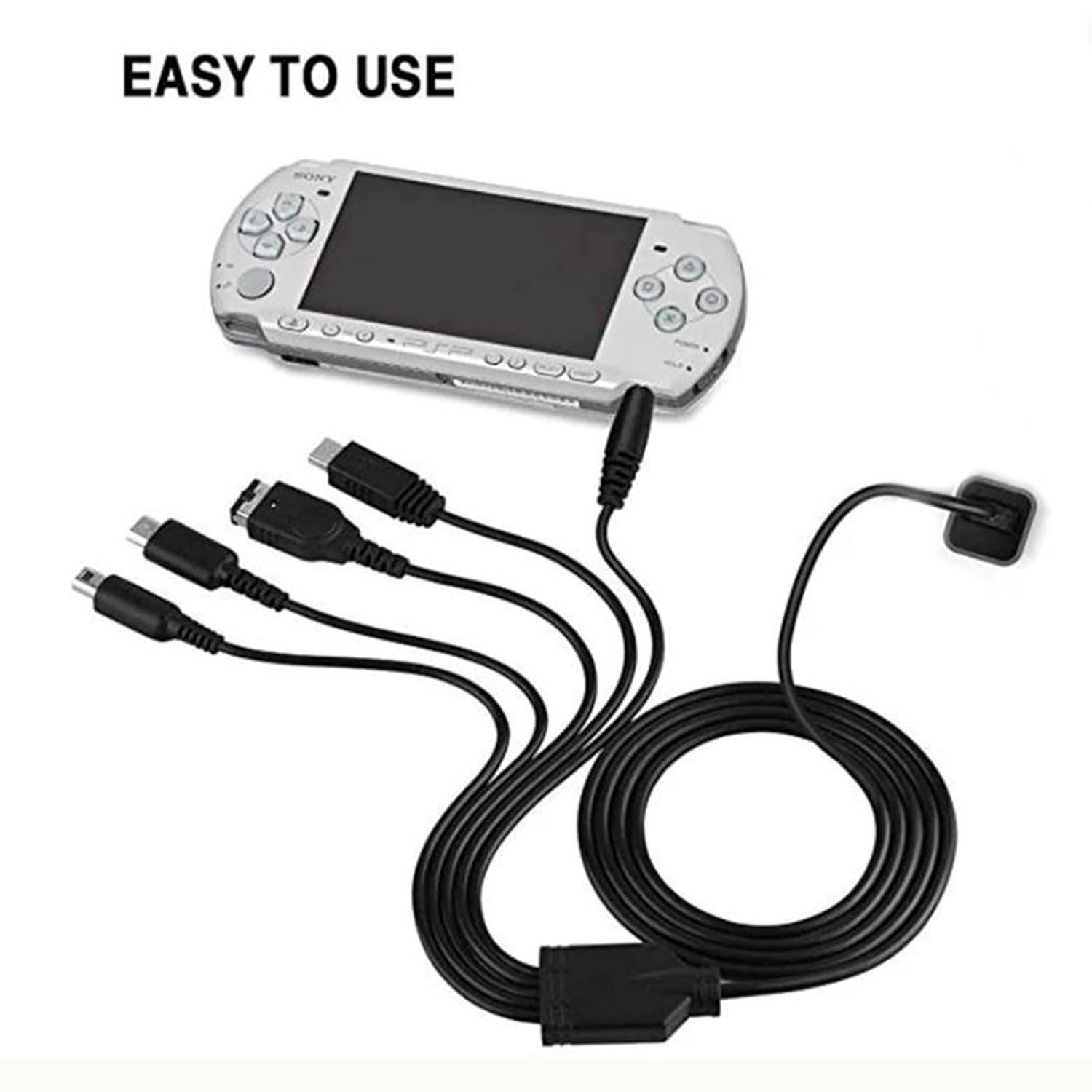 5 en 1 Cable de Carga USB psp / ndsl / 3ds / gba sp / nds Cargador 115cm REF2133 - Imagen 4