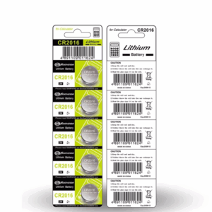 5x Pila boton bateria original Litio CR2016 3V DL2016 ER2016 GPR2016 Koonenda