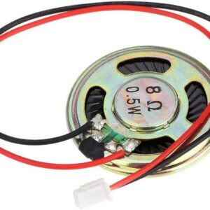MINI ALTAVOZ 0,5W 8 OHM 50 MM con cable con terminal ph 2.54mm