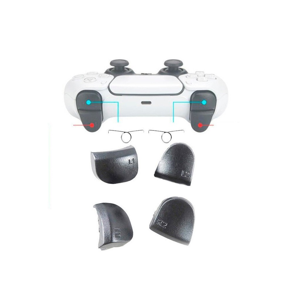 GATILLOS R1 R2 L1 L2 + MUELLES PARA MANDO PLAYSTATION 5 - Imagen 2