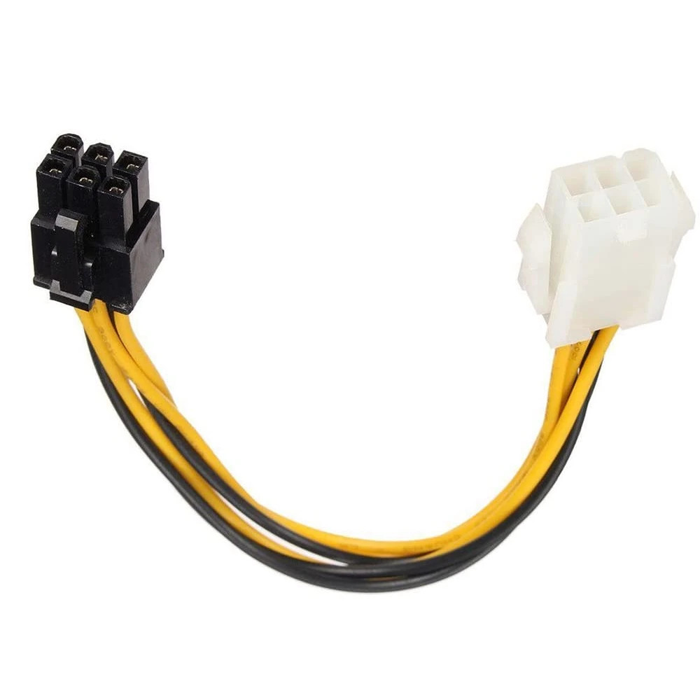 Cable extension alimentacion GPU PCI express 6 pin Macho Hembra 18cm REF2118 - Imagen 4