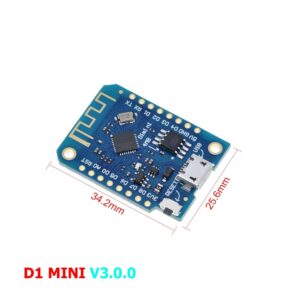 PLACA WEMOS D1 MINI V3.0.0 4MB WIFI ESP8266 CH340 WIRELESS IOT