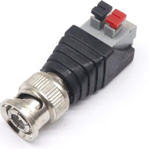 Conector Balun BNC macho UTP Video CCTV