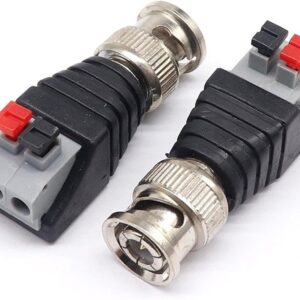 Conector Balun BNC macho UTP Video CCTV