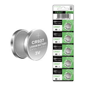 5x Pila de boton bateria original Litio CR927 3V Koonenda