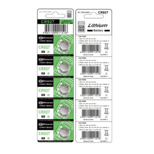 5x Pila de boton bateria original Litio CR927 3V Koonenda