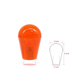 Bate Joystick Ovalado Arcade americano LB-35-N Rojo Transparente REF2148