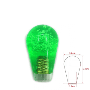 Bate Joystick Ovalado Arcade americano LB-35-N Verde Transparente REF2150