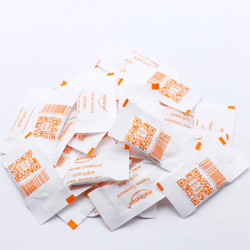 5x Pasta termica blanca en sobres monodosis de 0.5gr para CPU VGA PS3 PS4 Xbox REF2176