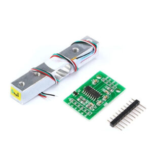 HX711 Módulo Conversor + Celda de Carga 5kg A/D 24 Bits REF2153