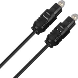 CABLE TOSLINK AUDIO DIGITAL FIBRA OPTICA 3M MACHO PARA DVD PS4 XBOX 360 NEGRO