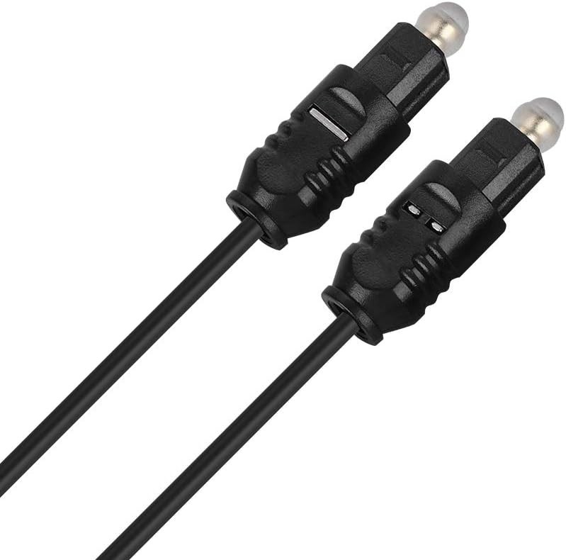 CABLE TOSLINK AUDIO DIGITAL FIBRA OPTICA 3M MACHO PARA DVD PS4 XBOX 360 NEGRO