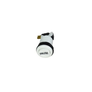 Pulsador Arcade 33mm Blanco PAUSE concavo