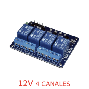 MODULO 4 RELES 12V ARDUINO OPTOACOPLADOS