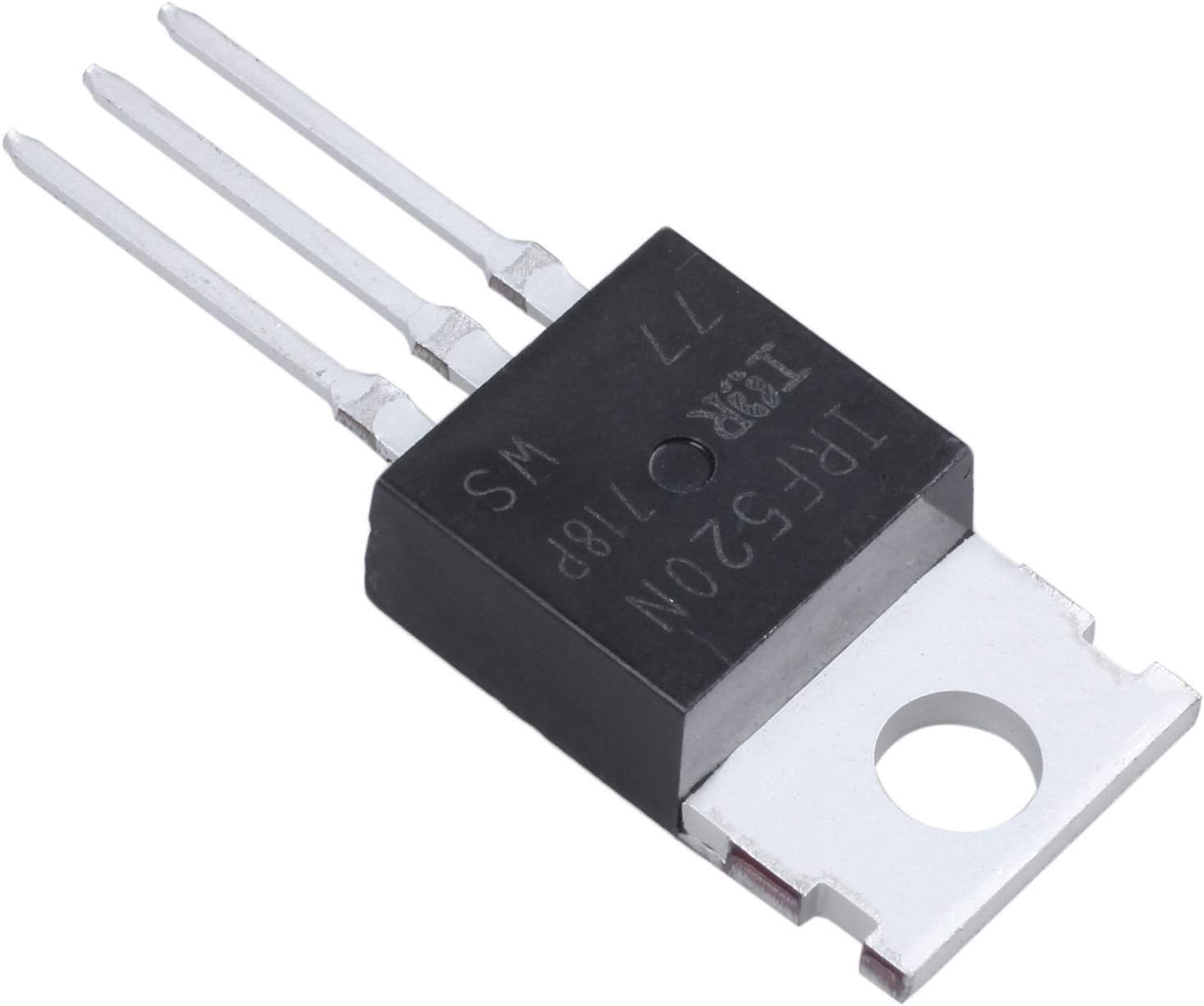 2x TRANSISTOR IRF520 MOSFET N 100V 9.2A 60W TO-220 IRF520NPBF IRF520N - Imagen 3