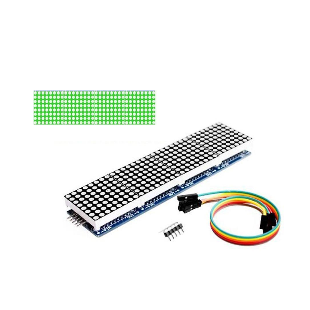 Modulo 4 en 1 MAX7219 Matriz LED 8x8 VERDE matrix 256 led Dot Matrix