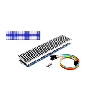 Modulo 4 en 1 MAX7219 Matriz LED 8×8 AZUL matrix 256 led Dot Matrix
