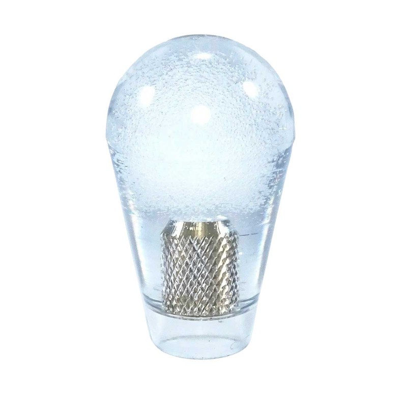 Bate Joystick Ovalado Arcade americano LB-35-N Blanco Transparente