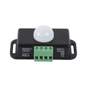 Detector Sensor Movimiento PIR Infrarrojo Interruptor con temporizador 12V-24V N