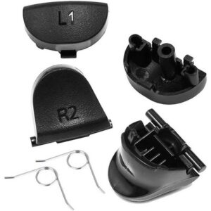 GATILLOS R1 R2 L1 L2 MANDO PS4 PLAYSTATION 4 DUALSHOCK V1 BOTONES COLOR NEGRO