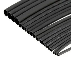 1 METRO FUNDA TERMORETRACTIL NEGRO 9 mm