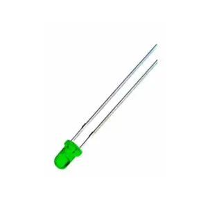 Diodo Led 3mm difuso Verde