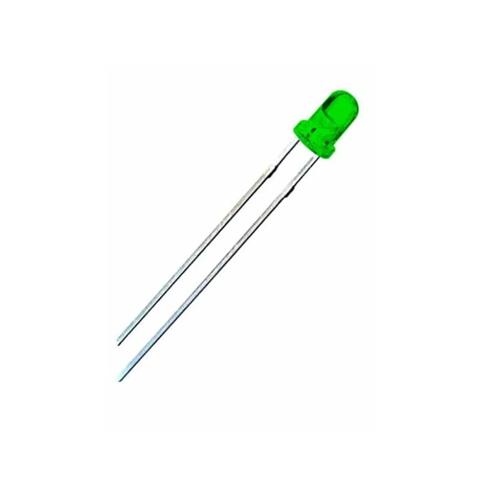Diodo Led 3mm difuso Verde - Imagen 4