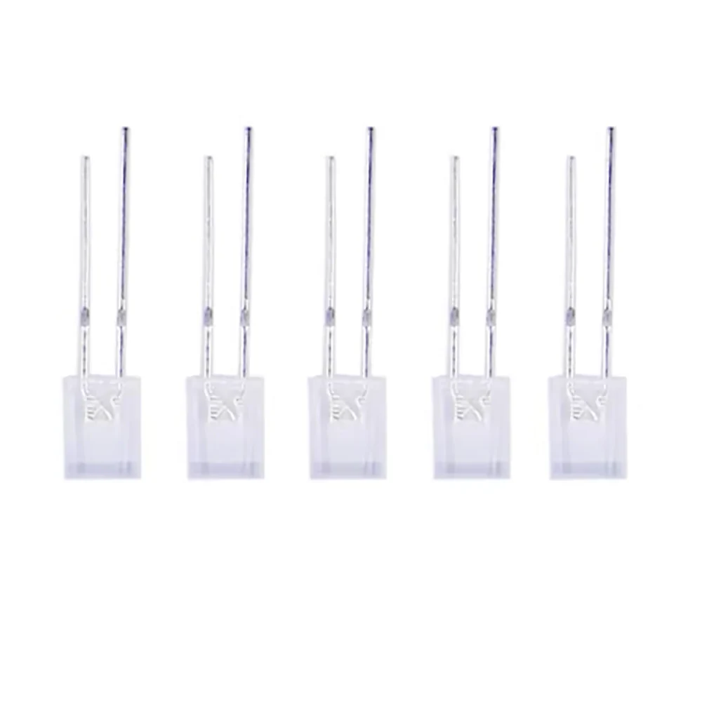 Diodo LED Rectangular 2x5x7 mm Blanco Brillante - Imagen 4