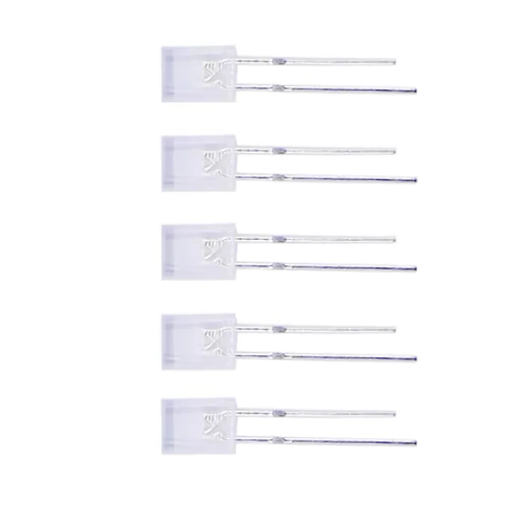 Diodo LED Rectangular 2x5x7 mm Blanco Brillante - Imagen 5