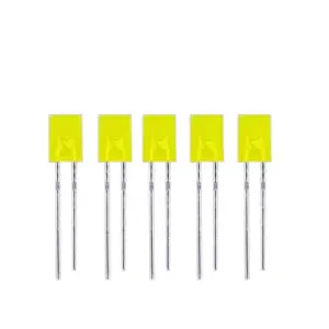 Diodo LED Rectangular 2x5x7 mm Amarillo Brillante