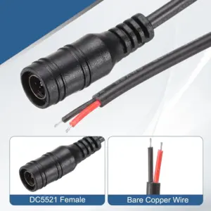 Cable De Alimentación DC Hembra 5.5 * 2.1 mm 15cm